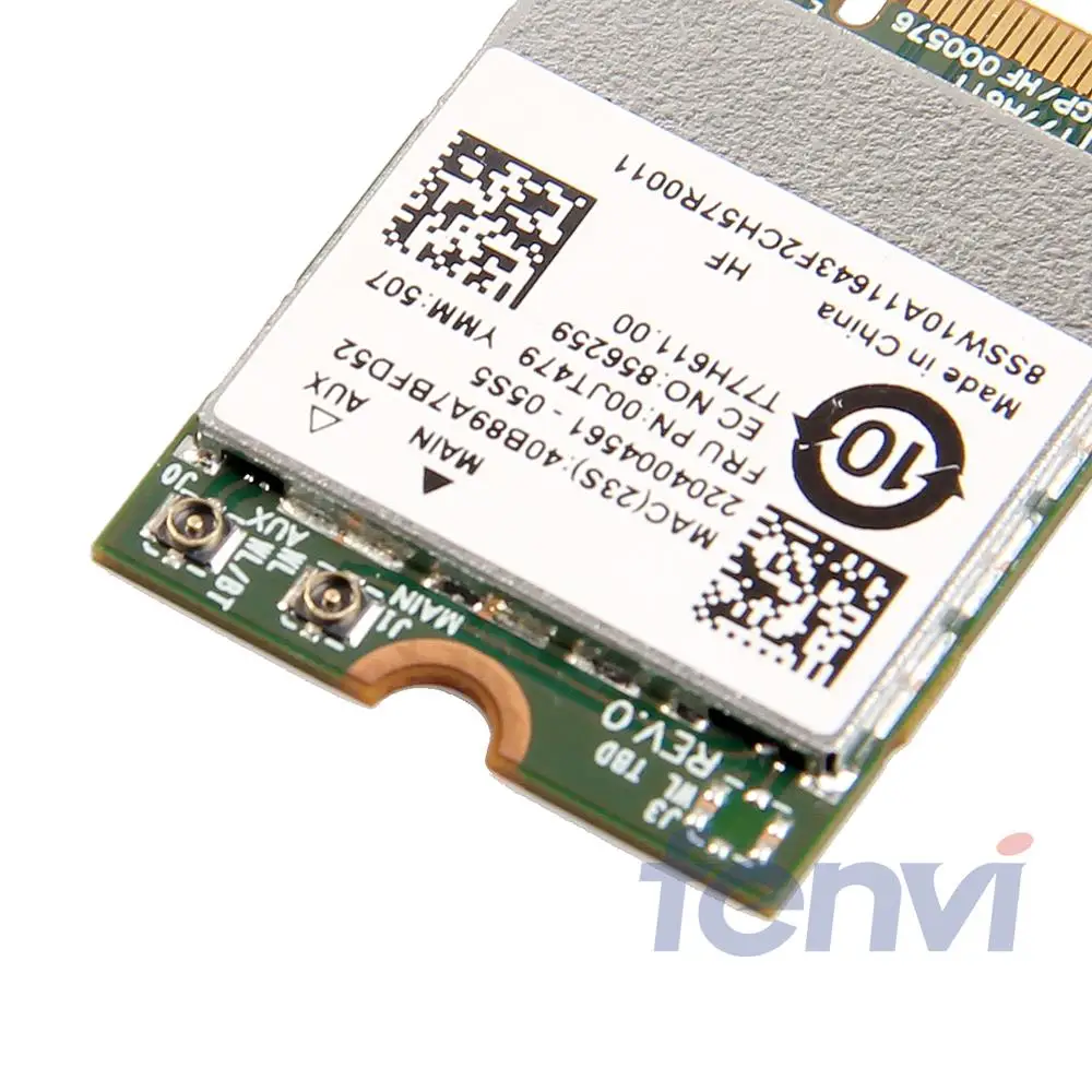 New Broadcom BCM94356ZAE Wireless-AC NGFF 867Mbps 802.11ac Wifi Bluetooth BT 4.1 Card For IBM/Lenovo FRU:00JT479 Network Adapter |
