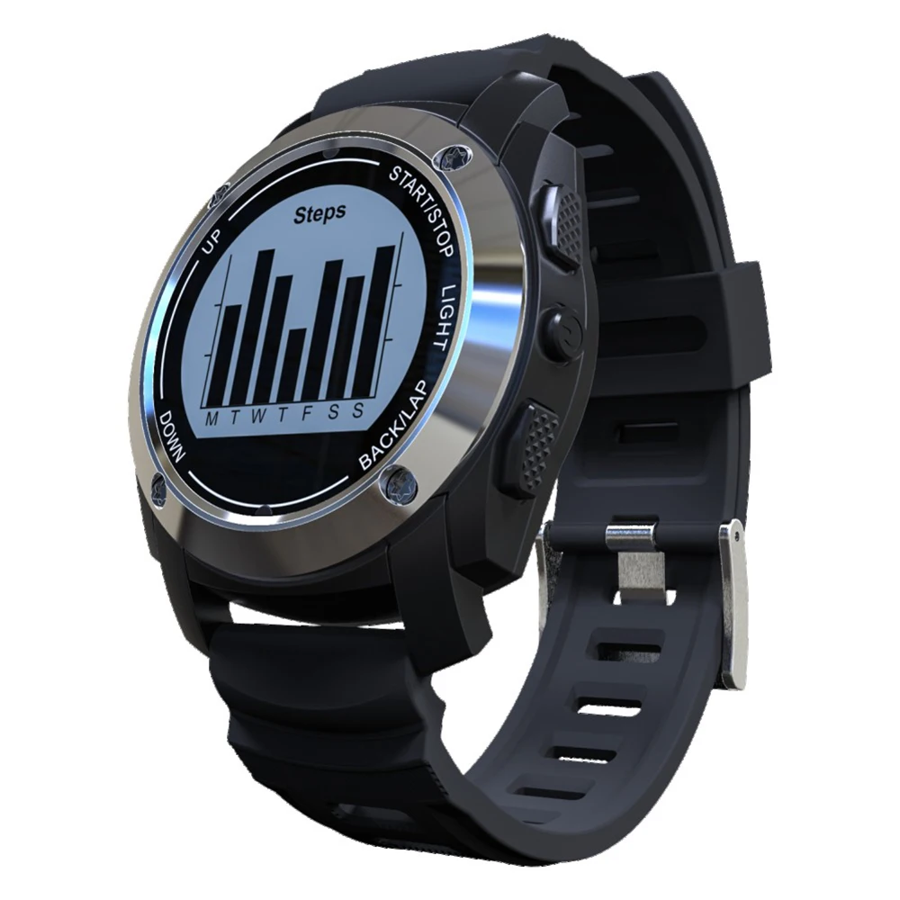GPS Smart Watch Men Sports Bracelet S928 Smartwatch For Facebook Wechat Fitness Tracker Temperature Pressure Height Pace Speed |