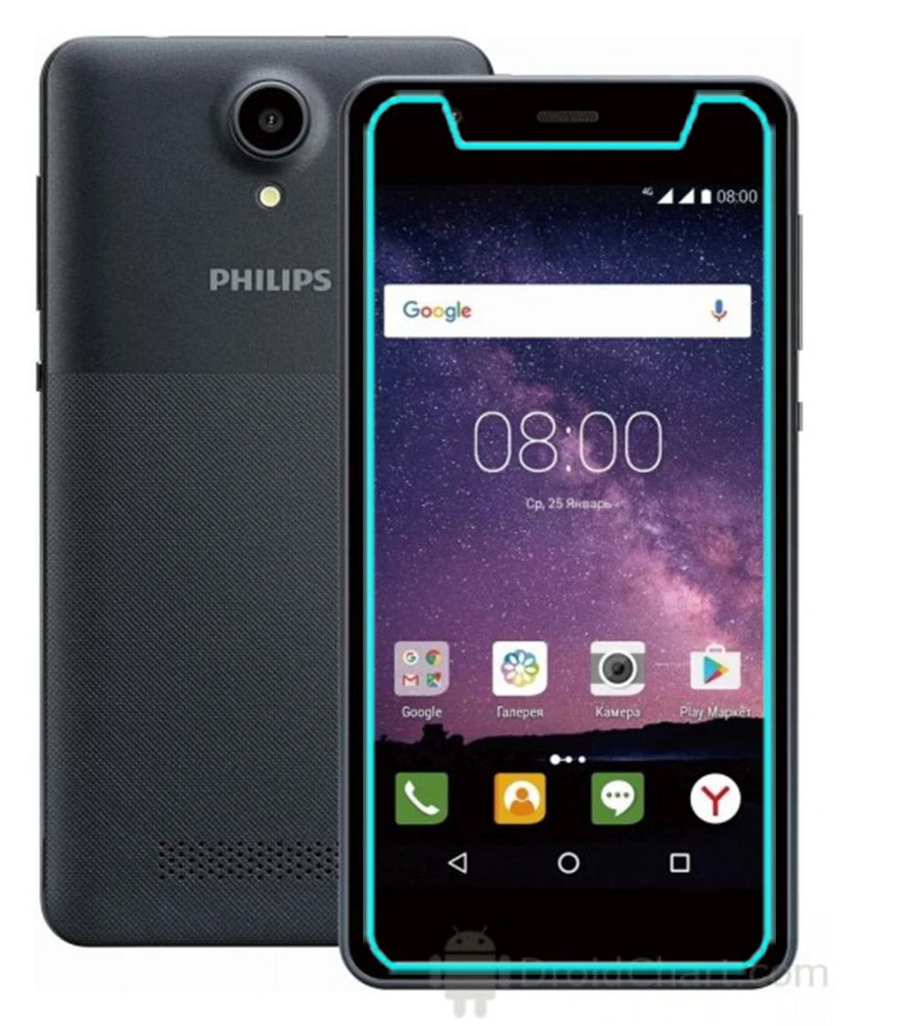 Закаленное стекло для смартфона Philips S327 S318 S653H W3509|Защитные стёкла и плёнки