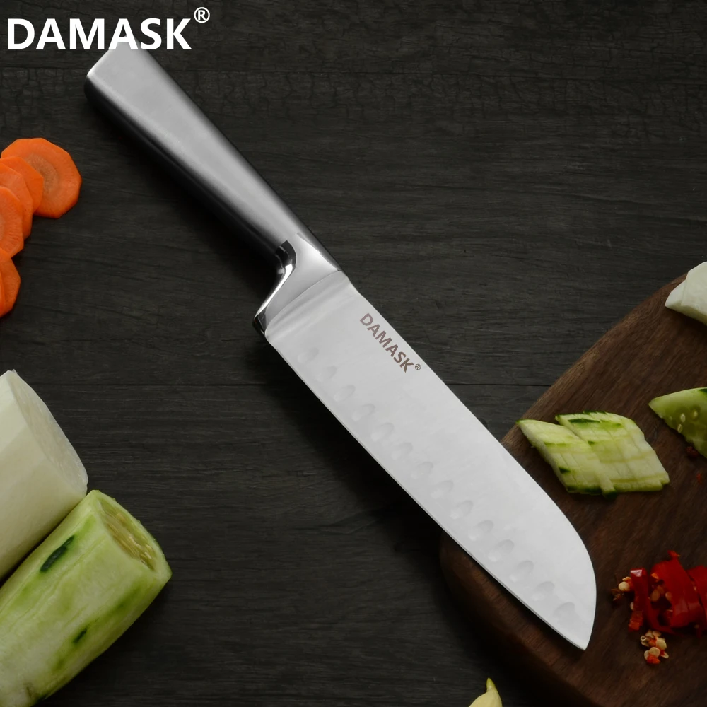 DAMASK кухонный нож из нержавеющей стали набор кухонных ножей шеф повара 3Cr13 высокой