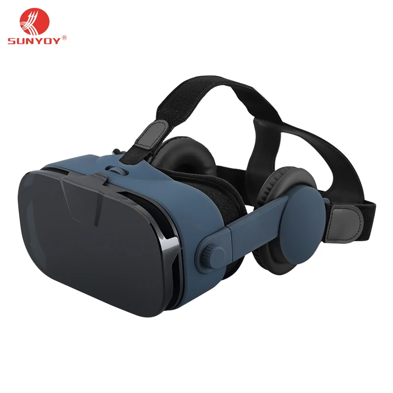 Новый дизайн виртуальной реальности 3D VR коробка с наушниками для смартфонов 4 0