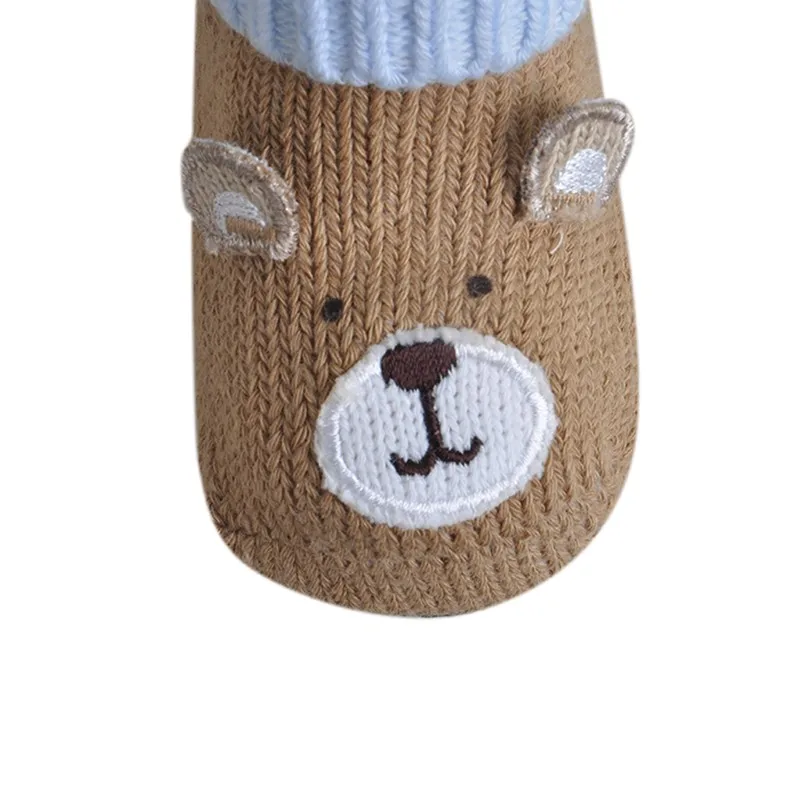 Хлопок Детские носки Новорожденные носки мультфильм Печатные Cute Bear Pattern Теплые мягкие Детские носки 0-6 месяцев Аксессуары для младенцев