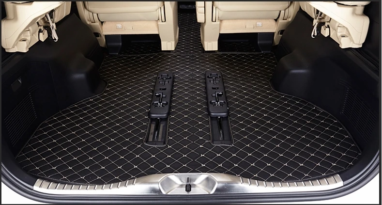 Полный комплект автомобильных напольных ковриков + коврик для багажника Toyota Alphard