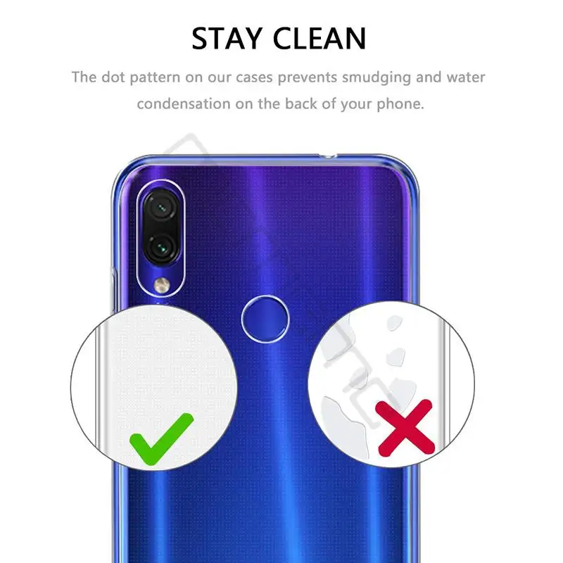 Силиконовый ТПУ мягкий чехол для Xiaomi Redmi Note 7 Pro TPU Анти осенний Чехол мобильного