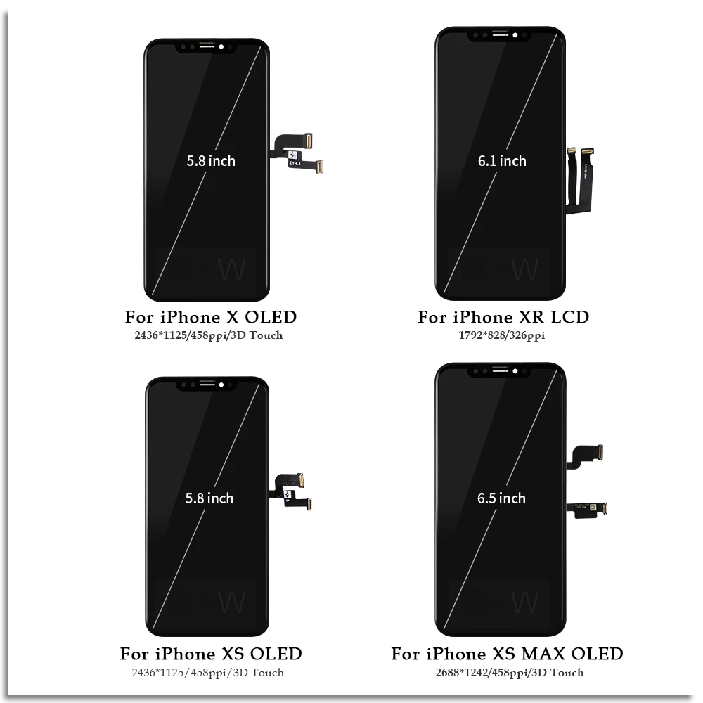 Amoled для iPhone X XR XS ЖК-сборка с заменой рамы TFT/oled-дисплей ЖК-модуль цифрователя 3D сенсорный экран с подарком
