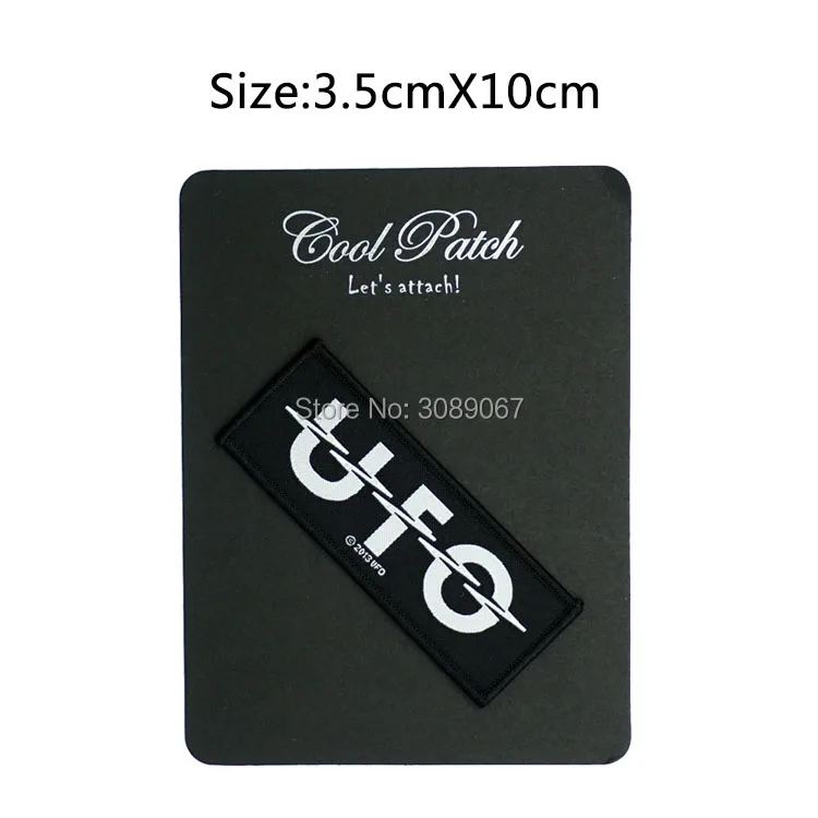 Нашивка НЛО с названием группы музыкальная лента из тяжелого металла надписью UFO