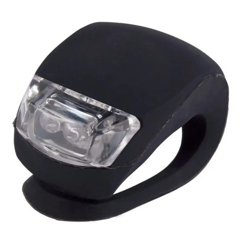 Bicycle Head Light LED Bike Front Rear Wheel Lights Silicone Safety Cycling Lamp with Battery Accessories | Спорт и развлечения