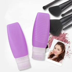 Силиконовая бутылка для хранения, портативный дорожный многоразовый пустой контейнер для шампуня, косметики, крема, аксессуары для путешествий