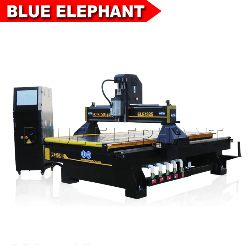 Деревообрабатывающий станок с ЧПУ 3-осевой фрезерный голубым слоном 1325