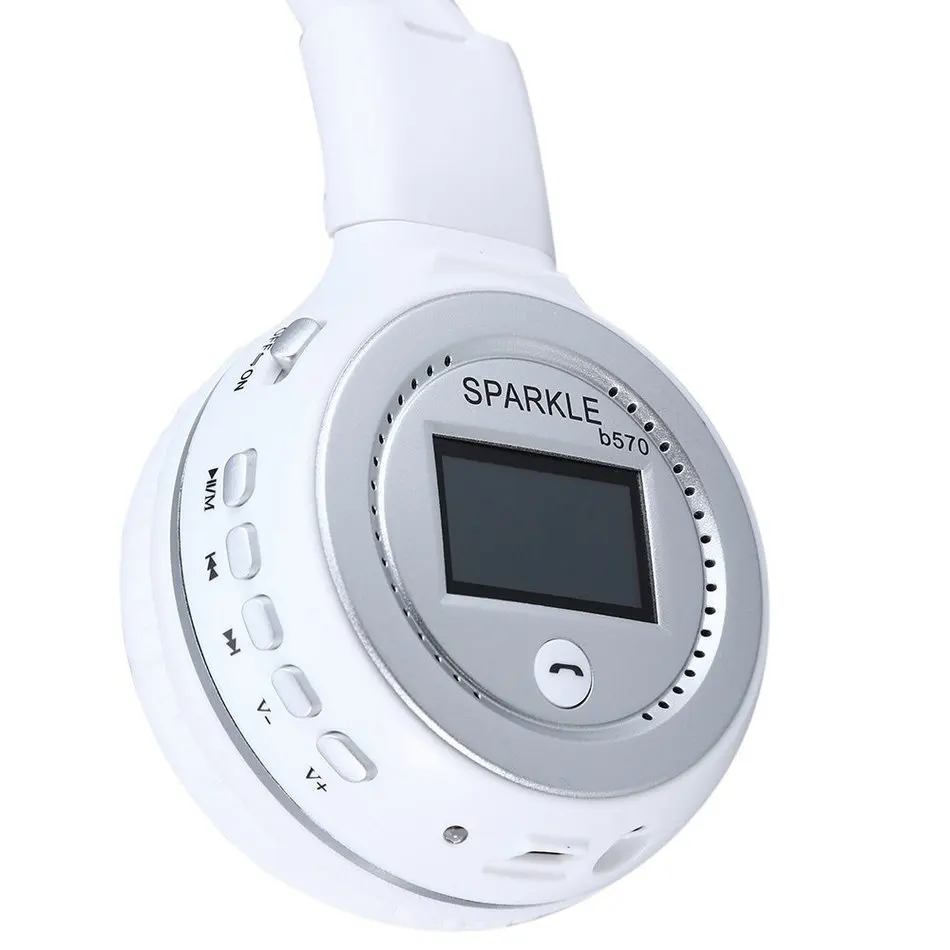 Newest Zealot B570 LED Display Screen Wireless Stereo Bluetooth V4.0 Headphones with FM Radio TF Card Slot Built in Microphone |