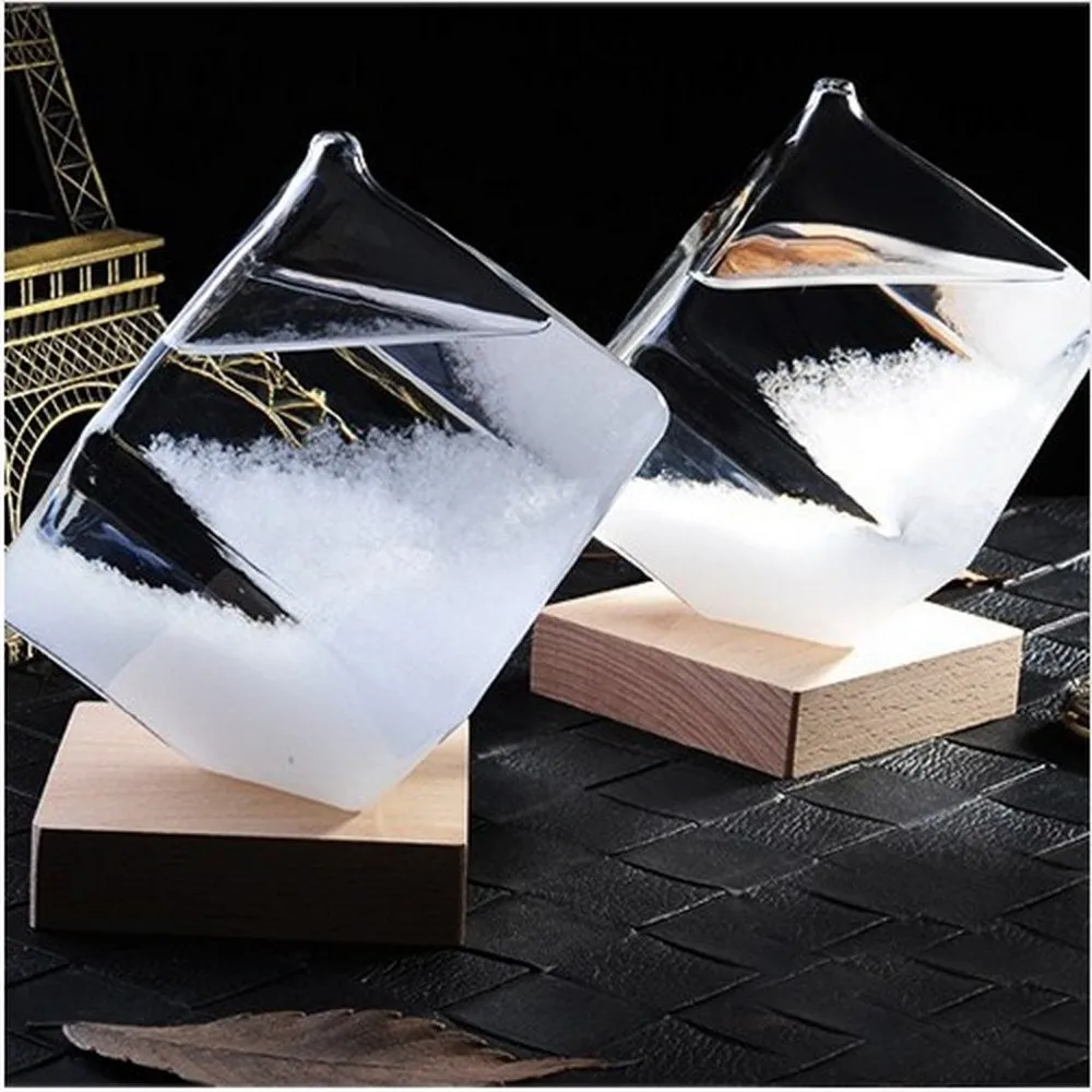 Рождественский подарок стеклянная бутылка с кристаллами украшение для дома в