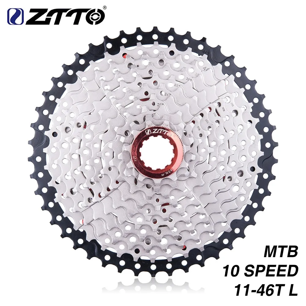 ZTTO 11-46 T 10 скоростей 10 s широкое соотношение MTB горный велосипед Кассетная передача для m6000 m590 m610 m780 X7 X9
