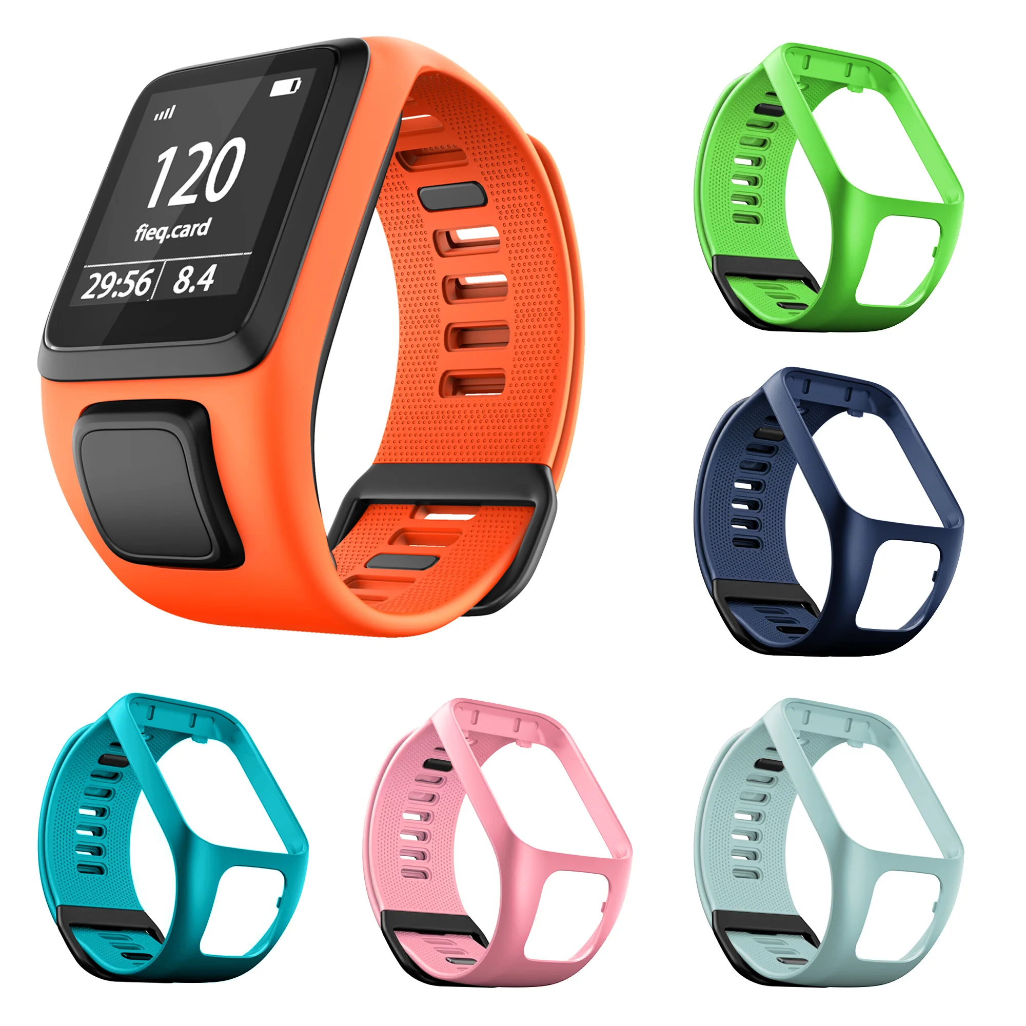Мягкий силиконовый ремень для TomTom Runner 2 3 Spark gps спортивные умные наручные часы Band