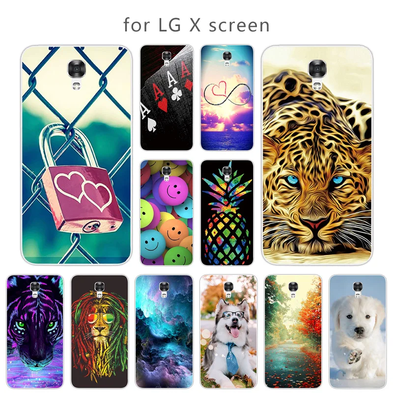 For LG X Screen Case Luxury Soft Silicone View / K500 K500N K500Y K500DS Phone Skuli Back Cover |