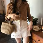 Плетеная соломенная сумка из ротанга, Женская плетеная корзина, модная летняя пляжная сумка-тоут, большой кошелек