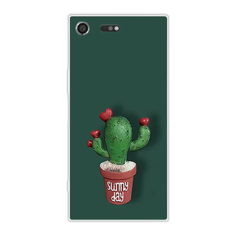 For Sony Xperia XZ Premium TPU Silicone Soft Sunrise Phone Case Transparent 5.46 inch Covers Coque |