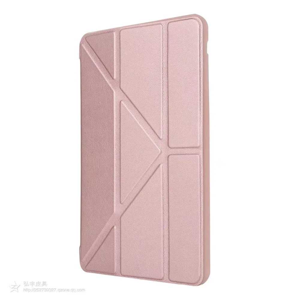 Умный чехол для iPad Mini 3 2 1 из ПУ кожи с мягкой силиконовой задней накладкой