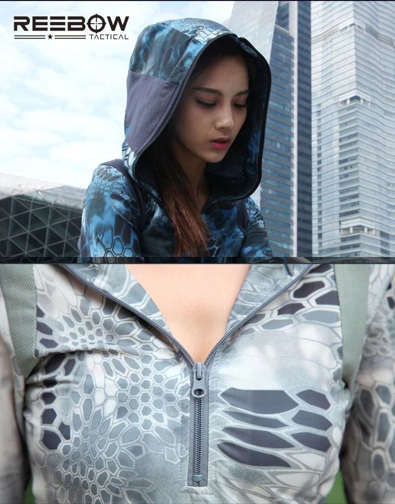 Женская Весенняя камуфляжная фотография военная Сексуальная городская футболка