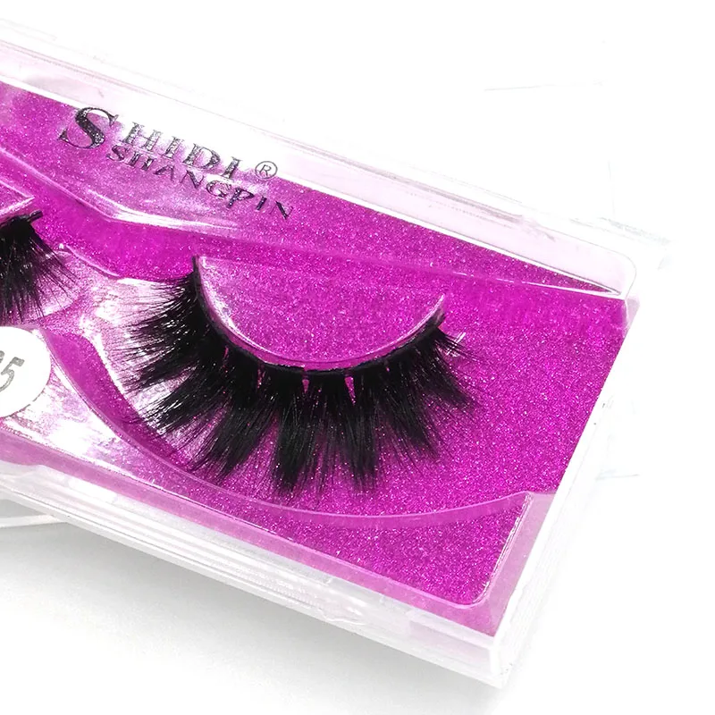 

1 Pair Natural False Eyelashes 3D Mink Lashes Soft Lashes Long Thick Eyelash Extension Fake Mink Eyelashes Makeup Tool