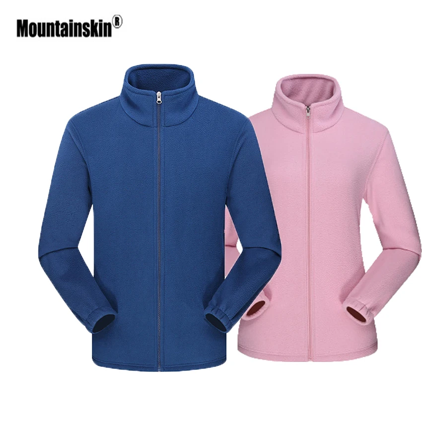 Мужская и женская теплая куртка Mountainskin флисовая спортивная для активного отдыха