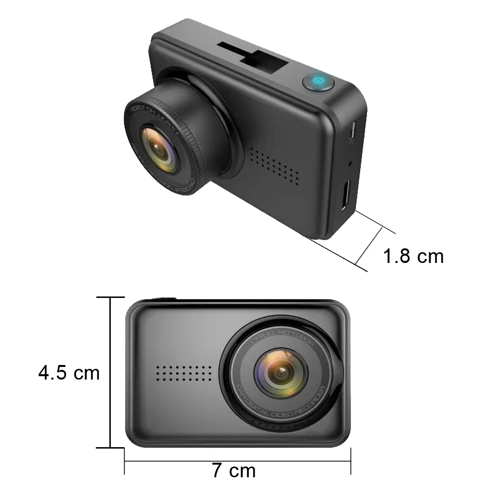 Автомобильный видеорегистратор ADDKEY Novatek 96658 Mini recorder FHD1080P dvr 170 градусов 30fps