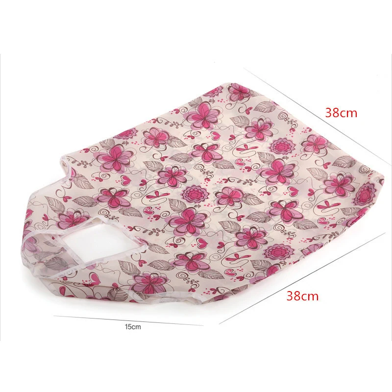 Продуктовая сумка складные полиэфирные многоразовые хозяйственные сумки