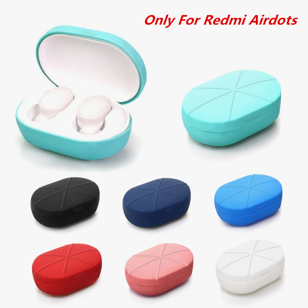 Новый силиконовый чехол для наушников Redmi Airdots Xiaomi молодежная версия защитная