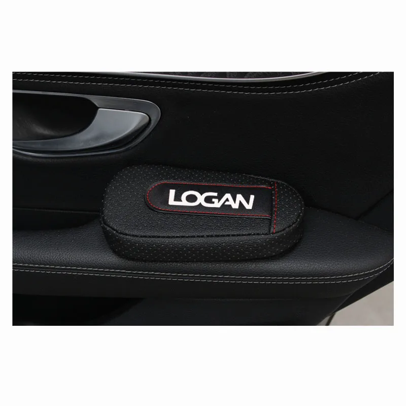 

High Quality Leather Leg Cushion Knee Pad Car Door arm pad Interior Car Accessories For Renault Logan