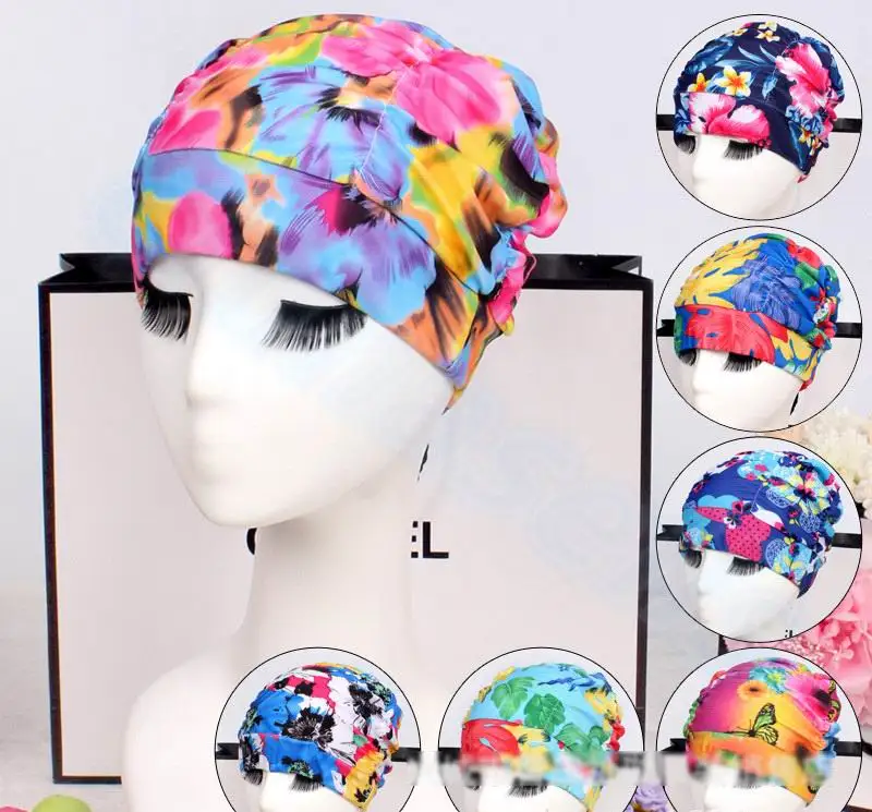 50 шт. драпировка Стретч Приморская Складная шапка для плавания шляпа Сексуальная