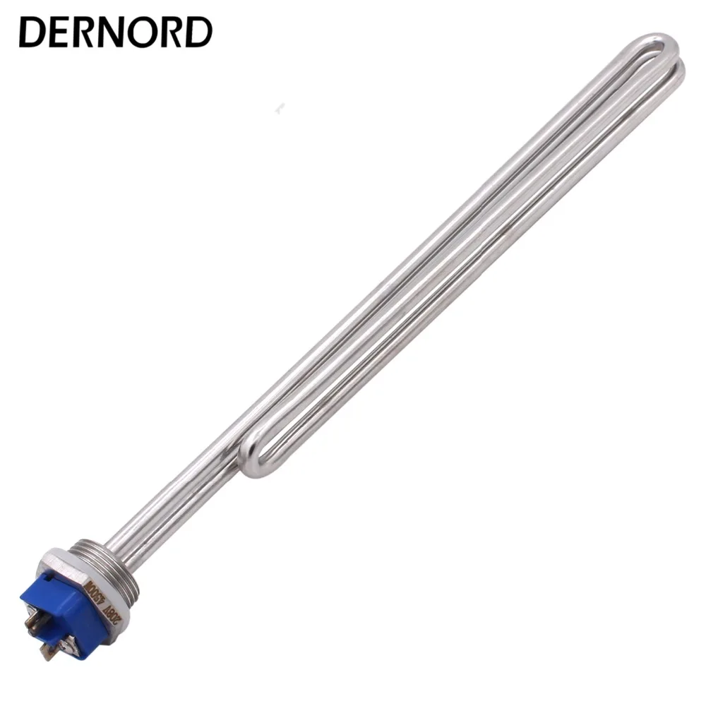 DERNORD SUS304 208V 4500W DN25 Электрический погружной нагревательный элемент