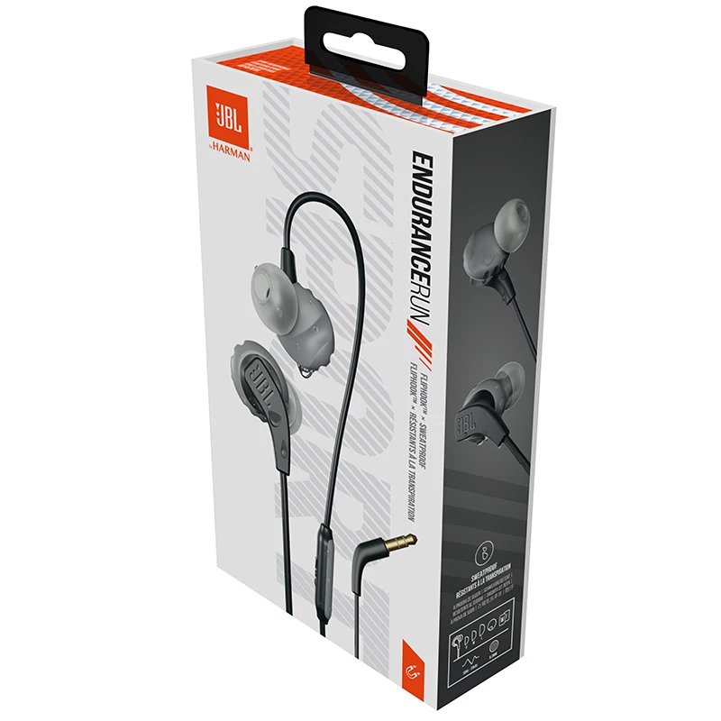 Наушники JBL Endurance Run In-Ear-hook наушники в линии управления басами влагостойкие