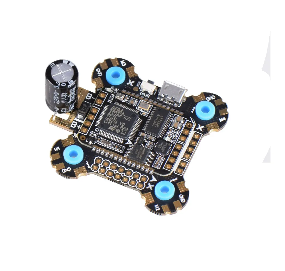 Контроллер полета JHE F722 F7 STM32F722 Встроенный OSD BMP280 барометр BEC 5 В для