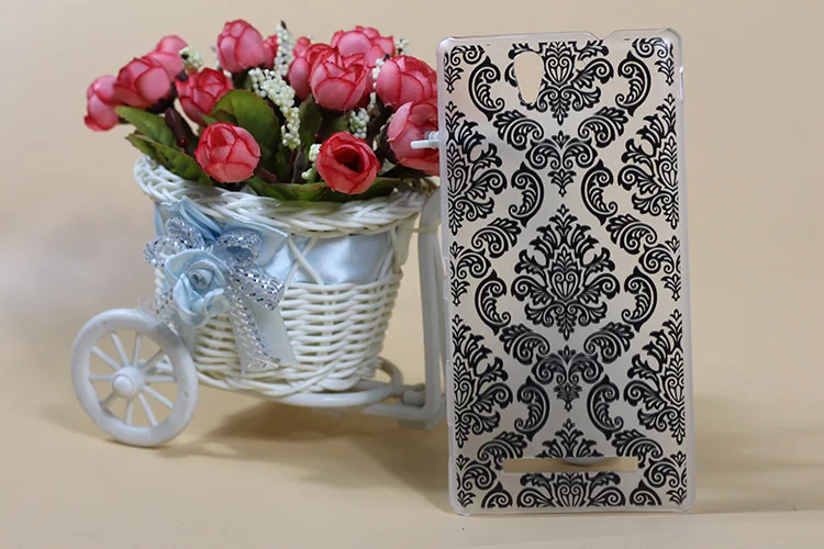 Жесткий чехол-накладка для Sony Xperia C3 D2533 Dual D2502 S55T S55u держатель телефона винтажные