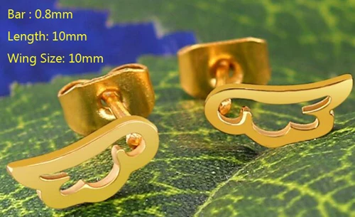 Серьги-гвоздики мужские из нержавеющей стали 0 8 мм 1 пара | Украшения и аксессуары