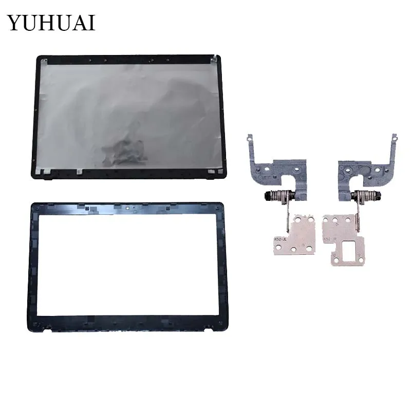 A B and Hinges Чехол для ноутбука Asus K52 A52 X52 K52f K52J K52JK A52JR X52JV A52J 13GNXZ1AM044-1 lcd задняя крышка/lcd передняя рамка/петли/кронштейн - Цвет: A B and Hinges