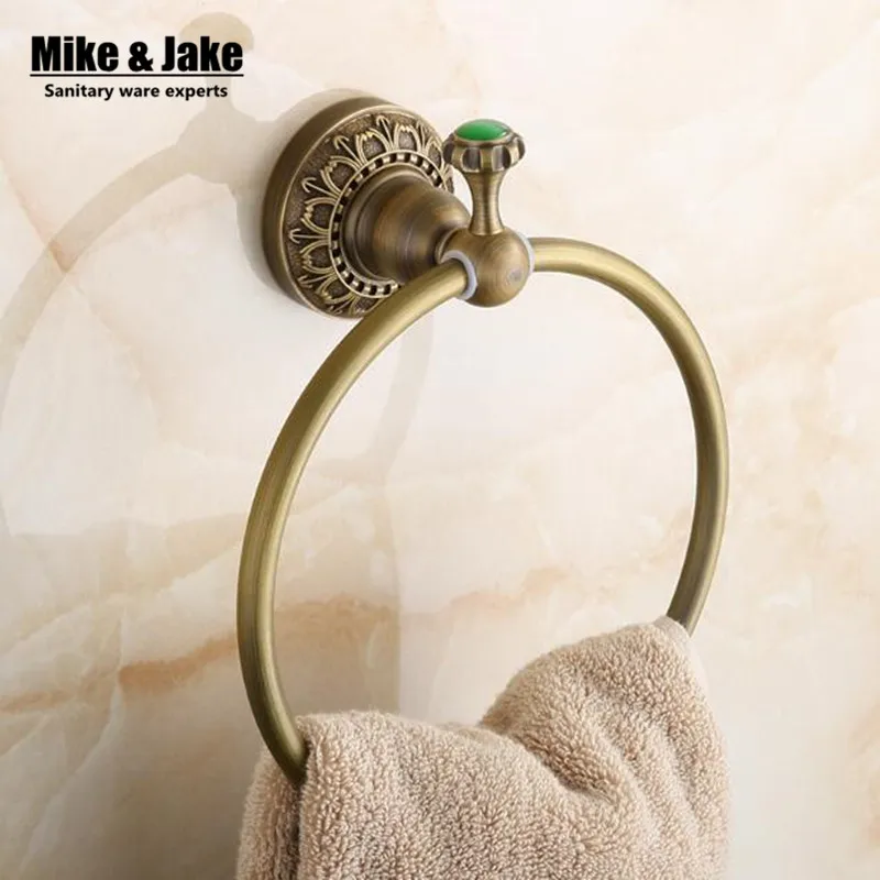 Holder Antique Brass Towel Rack Wall Towel Holder Bathroom H