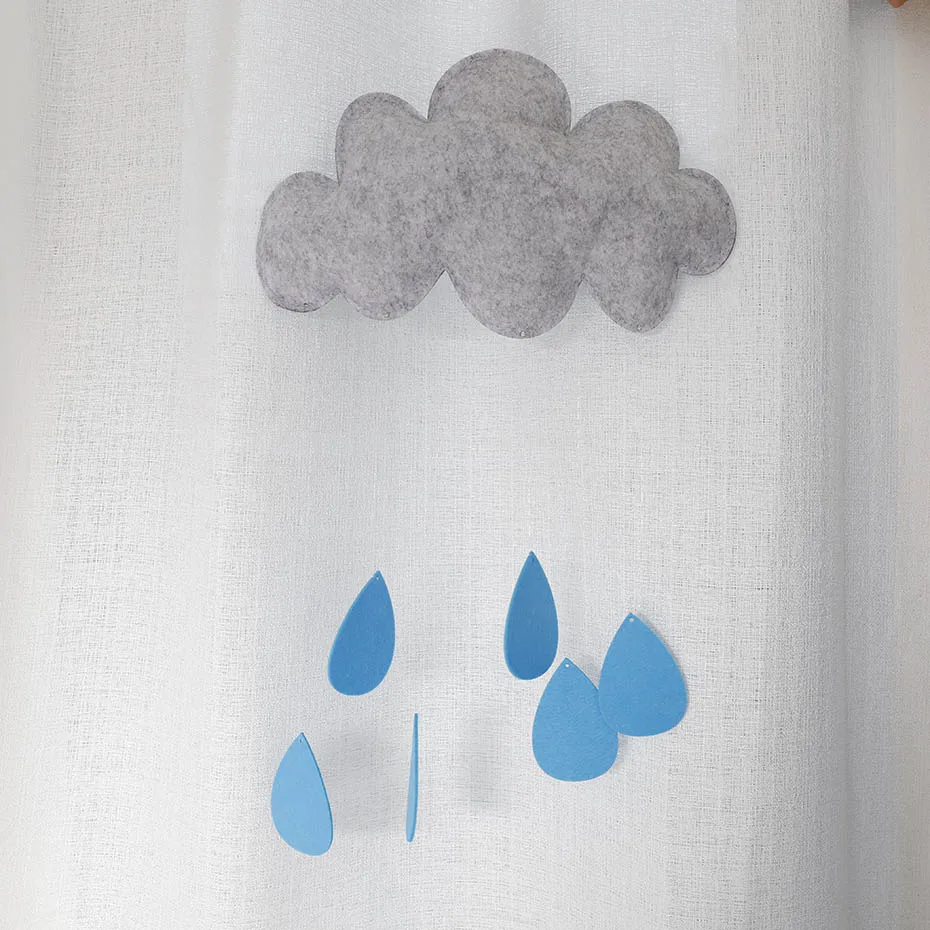 Gray Cloud 1 шт. детский декоративный элемент для маленькой девочки комната Плюшевые настенные подарки для новорожденных красочная Луна облако мягкие игрушки DIY ремесла игрушки - Цвет: Gray Cloud