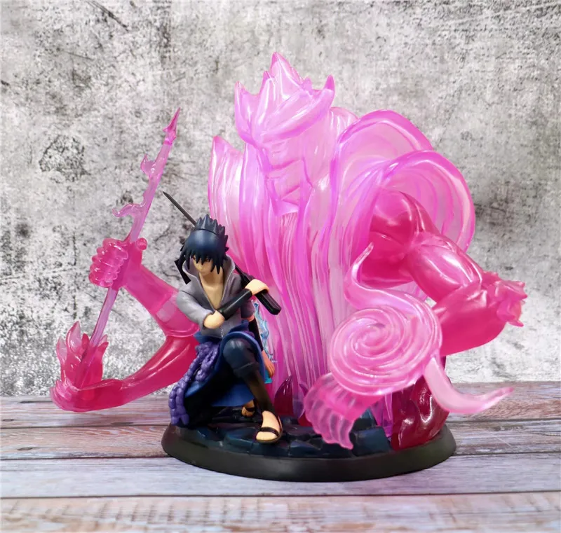 Новый аниме Наруто Susanoo Uchiha Sasuke Боевая сцена Ver. ПВХ фигурка Коллекционная модель