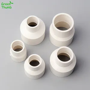 Переходник прямой из ПВХ, белый внутренний диаметр 20 мм 25 мм 32 мм 40 мм, 2 шт.