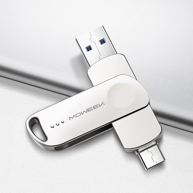 USB флеш-накопитель Moweek type C 128 ГБ 64 OTG usb флешка 32 16 8 cle 3 0 высокоскоростной |