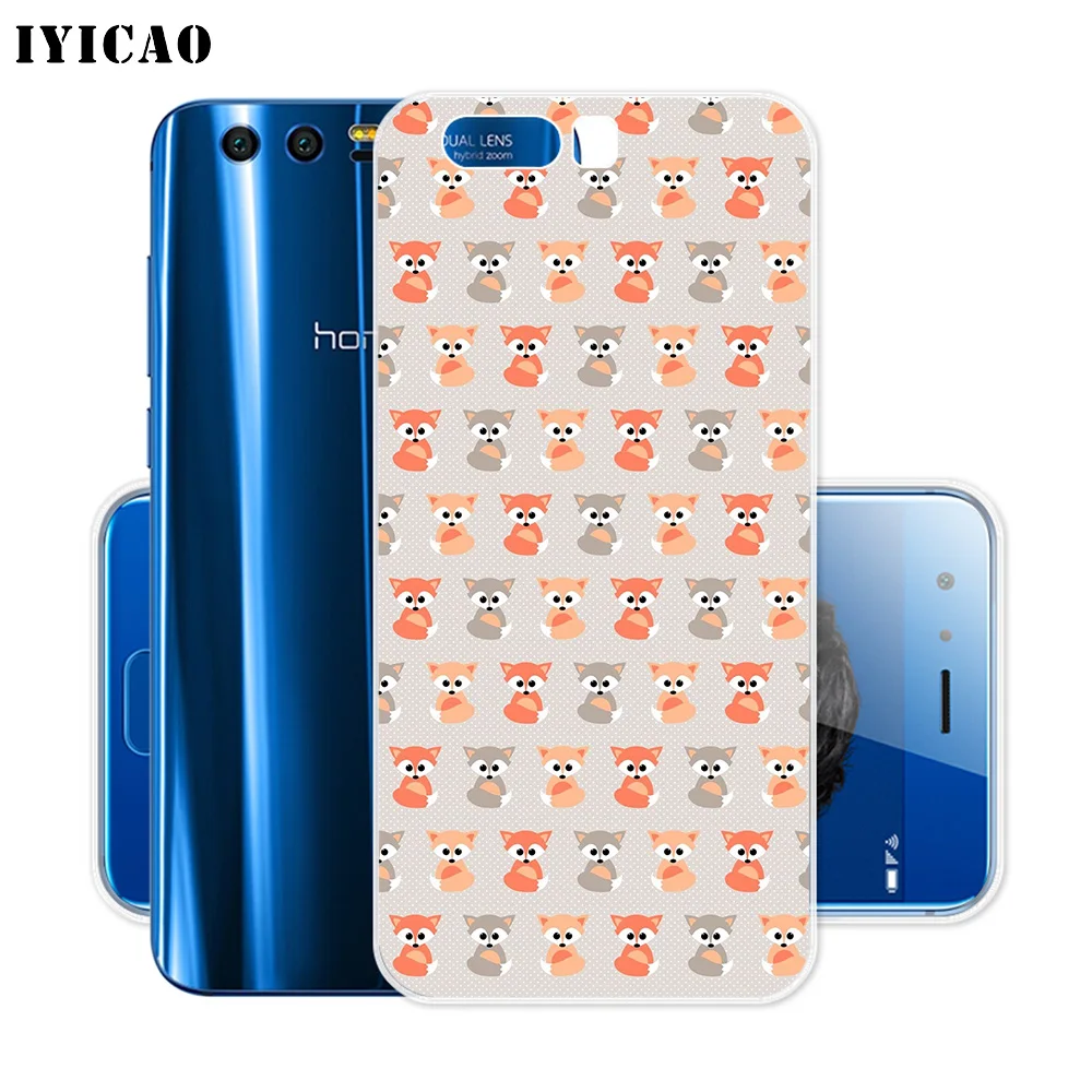 Мягкий силиконовый чехол IYICAO для Huawei Y9 Y7 Y6 Prime 2018 Honor 8C 8X 8 9 10 Lite 7X 7C 6A 7A