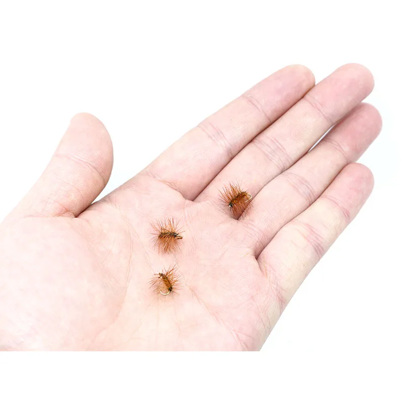 6 шт. нахлыстовая Рыбалка сухие флисовые 16 # crackleback Гриффитс и 14 elk caddis мухи Ассорти