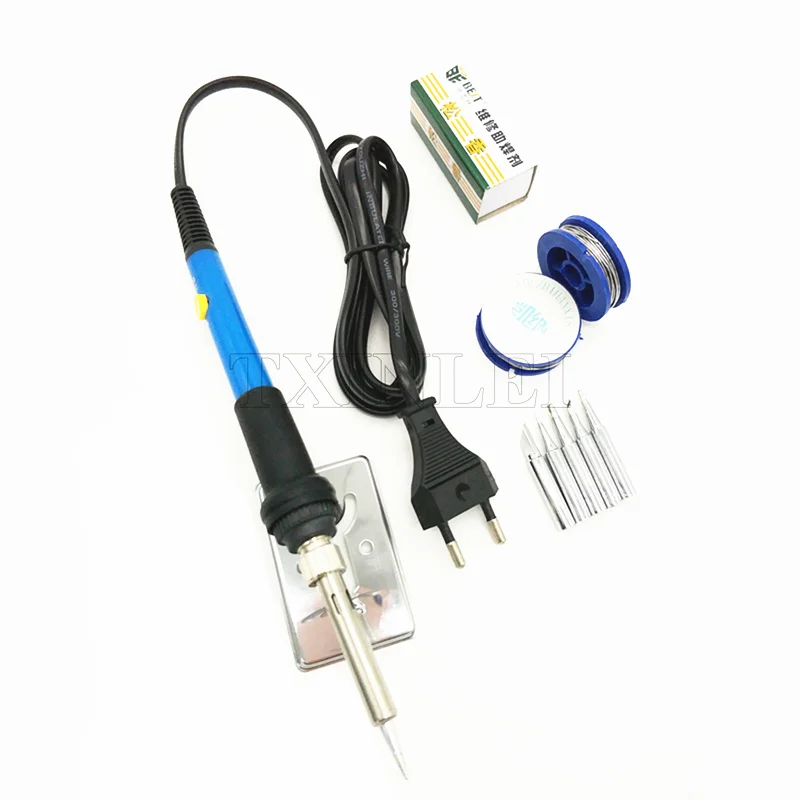 60 Вт ЕС/США Электрический паяльник набор Температура Регулируемый сварка ремонт