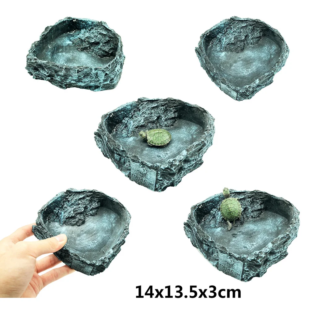 Фидерное бревно пень рептилия блюдо украшение для клетки Ящерица Дракон Игуана