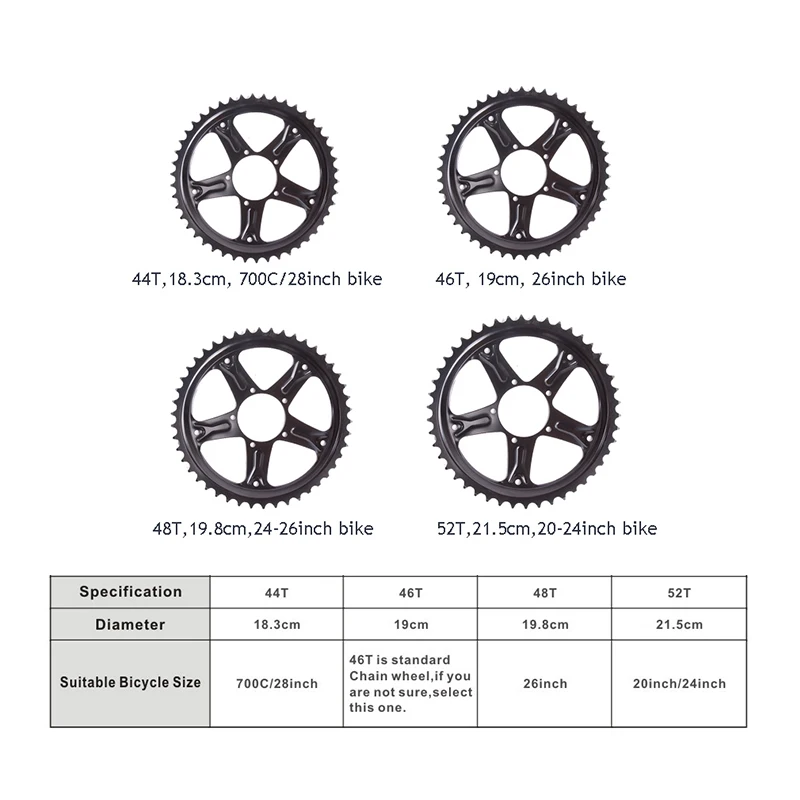 Bafang BBS02 48V500W Средний привод комплект для преобразования электровелосипеда с 48В