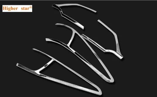 Декоративная рамка для фар автомобиля из АБС-пластика хром 2 шт. 4 декоративная