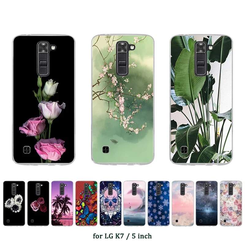 Задняя крышка для LG K7 с принтом &quotКокос&quot чехлы K330/Tribute 5 LS675/X210 X210DS Мягкая