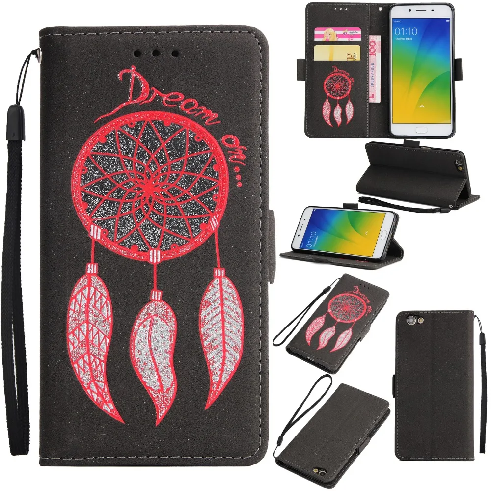 Flash Косметическая пудра тиснением колокольчиками чехол для OPPO R9s блеск кобура