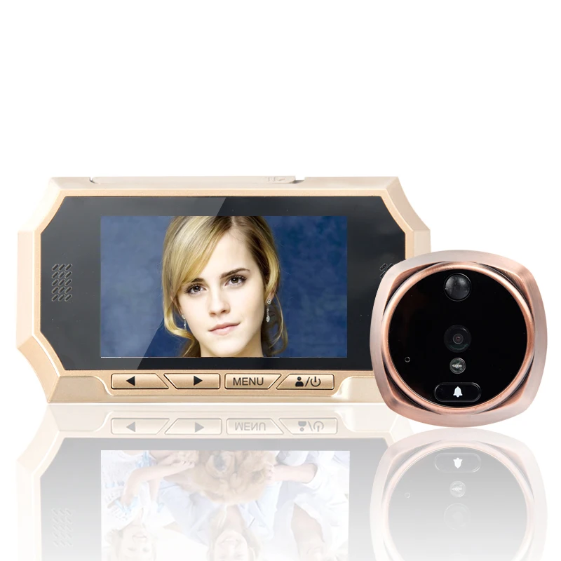 

4.3" TFT LCD Screen Digital Peephole Door Viewer Camera PIR Motion Detection Doorbell 160 Degree Wide Angle IR Night Vision