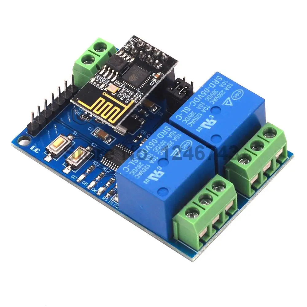 5 V ESP8266 Двойной Wi Fi реле IoT умный дом мобильное приложение удаленного